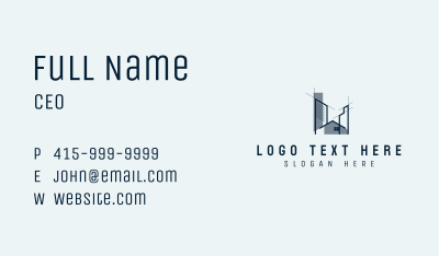 House Building Architecture Business Card Image Preview