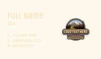 Adventure Mountain Forest Business Card Image Preview