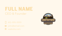 Adventure Mountain Forest Business Card Image Preview