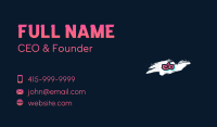 Paint Graffiti Wordmark Business Card Image Preview