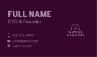 Creepy Gothic Wordmark Business Card Image Preview