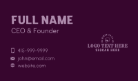 Creepy Gothic Wordmark Business Card Image Preview