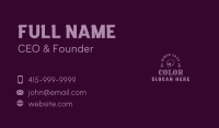 Creepy Gothic Wordmark Business Card Image Preview