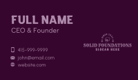 Creepy Gothic Wordmark Business Card Image Preview