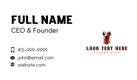 Seafood Lobster New Hampshire Business Card Preview