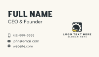 Gear Bulldozer Construction Business Card Preview