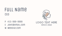 Medical Psychologist Leaf  Business Card Image Preview