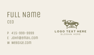 Car Mechanic Garage Business Card Image Preview