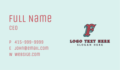 Fancy Western Boutique Business Card Image Preview
