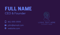 Artificial Intelligence Circuit Network Business Card Image Preview