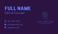 Artificial Intelligence Circuit Network Business Card Preview