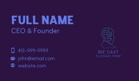 Artificial Intelligence Circuit Network Business Card Image Preview