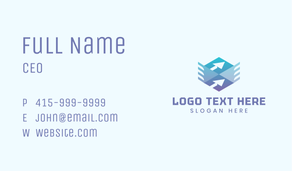 Package Delivery Wing Business Card Design Image Preview