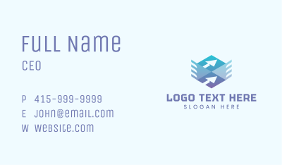 Package Delivery Wing Business Card Image Preview