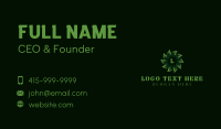 Vegan Organic Sustainable Business Card Design