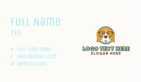 Nerd Dog Eyeglasses Business Card Image Preview