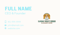 Nerd Dog Eyeglasses Business Card Preview