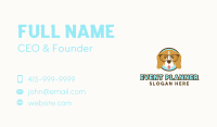Nerd Dog Eyeglasses Business Card Image Preview