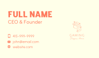 Minimalist Girl Hair Business Card Image Preview