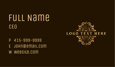 Royal Luxury Ornamental  Business Card Image Preview