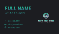 Varsity Team Cricket Business Card Design