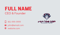 Buffalo Bull Mascot Business Card Image Preview