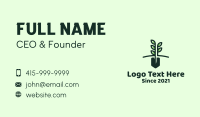 Gardening Plant Shovel Business Card Image Preview