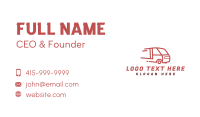 Quick Delivery Truck Business Card Image Preview