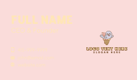 Ice Cream Cone Seal Business Card Preview