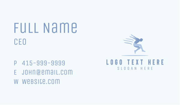 Long Jump Athlete Business Card Design Image Preview