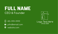 White Watering Bottle  Business Card Image Preview