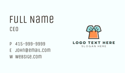 T-shirt Shopping Bag Ecommerce Business Card Image Preview