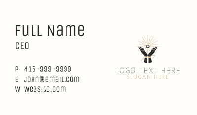 Mystical Visual Eye Business Card Image Preview