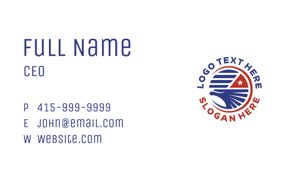 United States Eagle Flag Business Card Design Image Preview