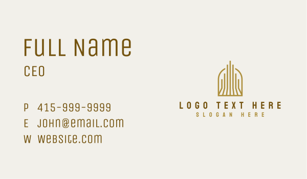 Tower Building Realtor Business Card Design Image Preview