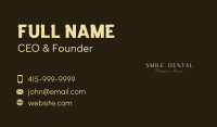 Elegant Business Wordmark Business Card Design