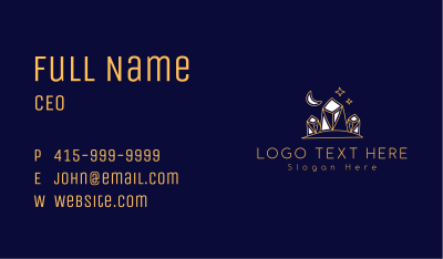 Luxe Precious Stone Business Card Image Preview