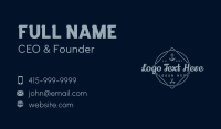 Anchor Restaurant Emblem Business Card Image Preview