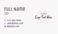 Elegant Floral Business  Business Card Image Preview