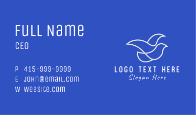 Dove Peace Christianity Business Card Image Preview