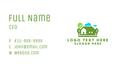 Nature House Realty Business Card Image Preview