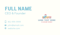 Child Toy Train Business Card Design