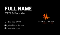 Phoenix Flying Flame Business Card Image Preview