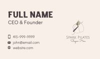 Leaf Stitch Needle Business Card Image Preview