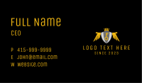 Royal Key Crest Business Card Image Preview