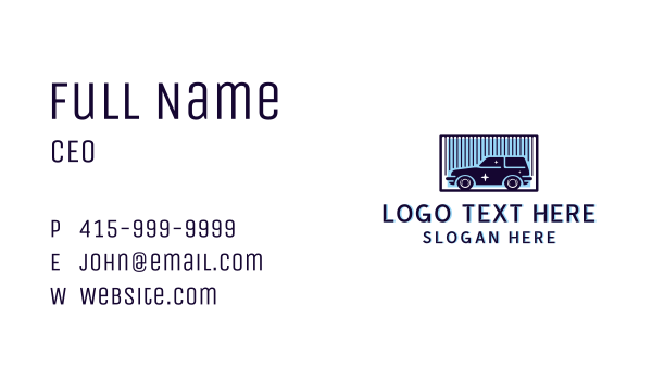 SUV Shine Car Wash Business Card Design Image Preview