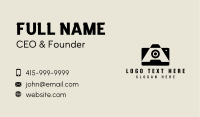 Black Camera Letter A Business Card Image Preview