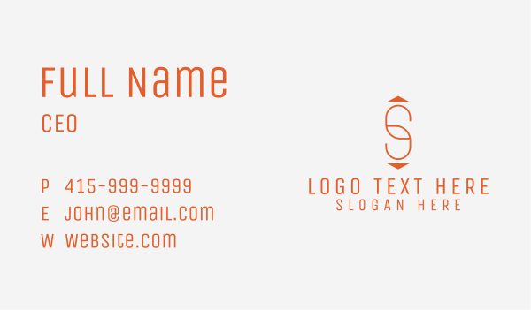 Company Letter S Business Card Design Image Preview