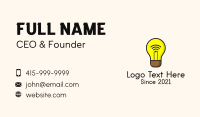 Wifi Light Bulb Business Card Image Preview