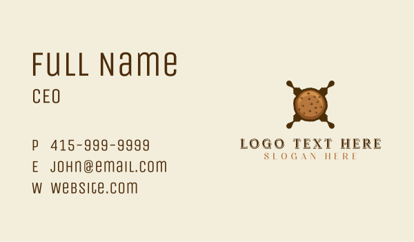 Cookie Rolling Pin Business Card Design Image Preview